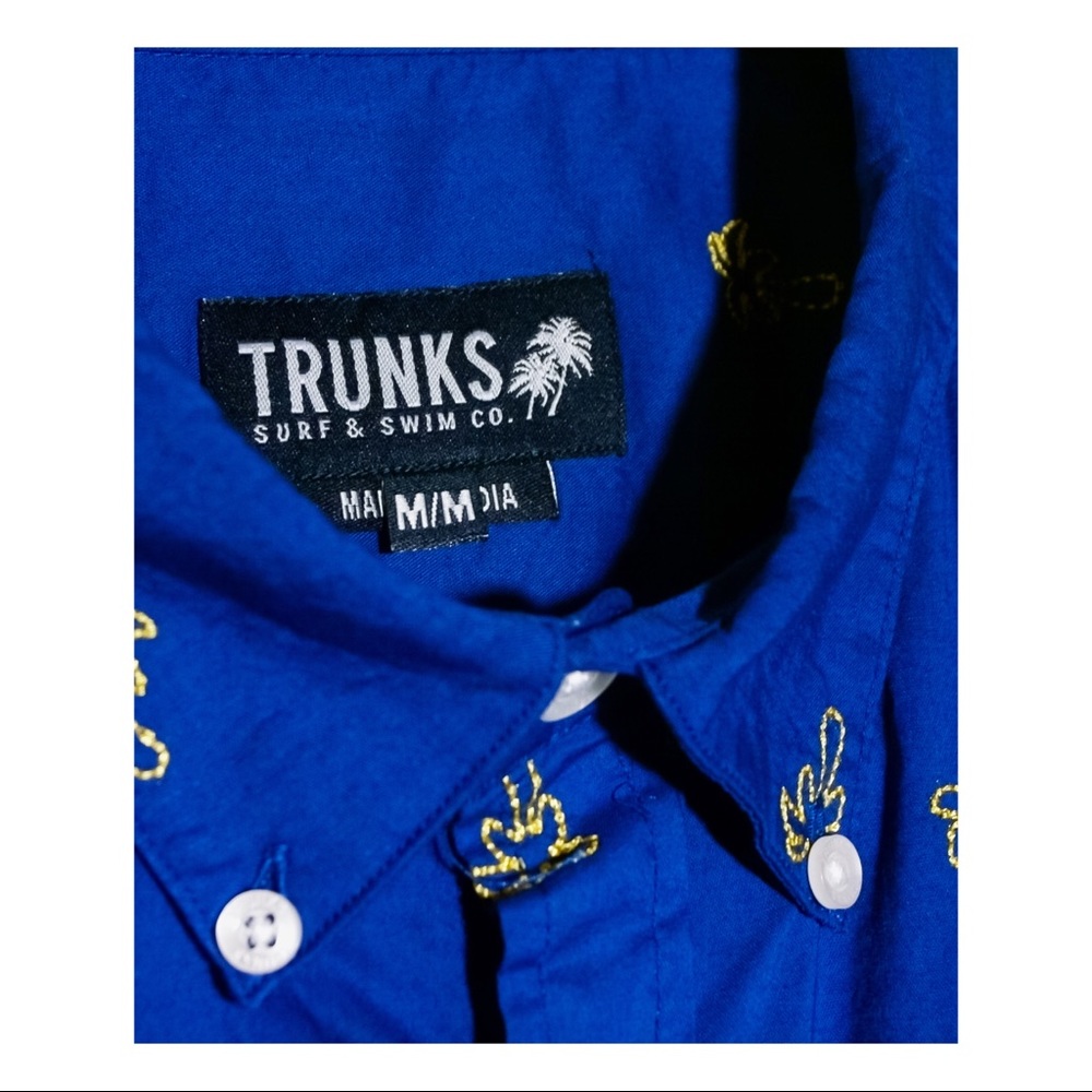 TRUNKS | EMBROIDERED COTTON OXFORD